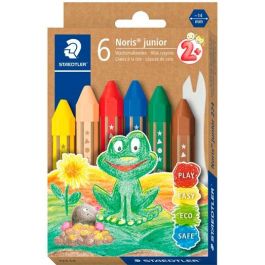 STAEDTLER 224 C6 Ceras de colores Noris junior, ceras Wachsmalkreide, pack de 6 unidades Precio: 14.7899994. SKU: B1KDD4BT47