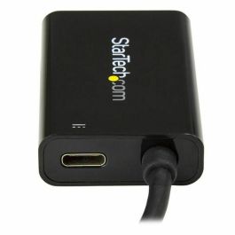 Adaptador USB C a HDMI Startech CDP2HDUCP Negro 4K Ultra HD Adaptador USB C a HDMI Startech CDP2HDUCP Negro 4K Ultra HD
