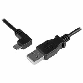 Cable USB Startech USBAUB50CMLA Negro 0,5 m
