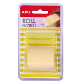 Apli Notas adhesivas en rollo 50mmx8m amarillo pastel blister Precio: 2.95000057. SKU: B1B876R5WK