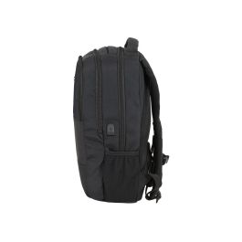 Mochila para Portátil y Tablet con Salida USB Safta 15,6'' Negro 30 x 43 x 16 cm