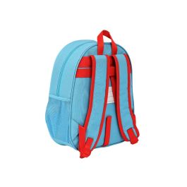 Mochila Escolar 3D Disney Pinocchio Rojo Azul claro Mochila Escolar 3D Disney Pinocchio Rojo Azul claro