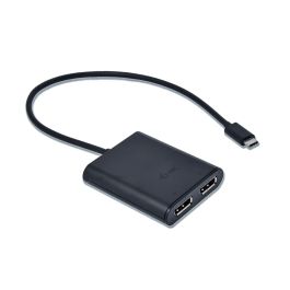 Adaptador USB C a DisplayPort i-Tec C31DUAL4KDP Negro