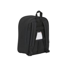 Mochila Escolar Atlético Madrid Negro