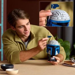 LEGO 75408 Casco de Jango Fett Star Wars: Set de Construcción de Coleccionista para Adultos +18 años LEGO 75408 Casco de Jango Fett Star Wars: Set de Construcción de Coleccionista para Adultos +18 años