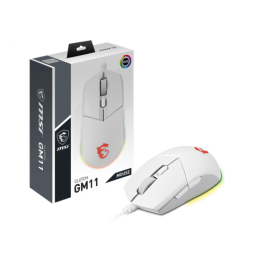 MSI CLUTCH GM11 WHITE ratón Ambidextro USB tipo A Óptico 5000 DPI