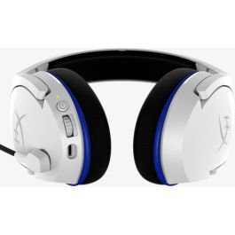 Auriculares con Micrófono Gaming Hyperx Cloud Stinger Core - PS5-PS4 Blanco Azul/Blanco
