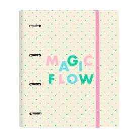 Carpeta de anillas Glow Lab Magic flow Beige (27 x 32 x 3.5 cm) Precio: 7.49999987. SKU: S4307964