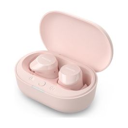 Philips Auriculares Bluetooth TAT1209 Rosa con Estuche de Carga, Autonomía 6h