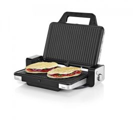 WMF 0415110011 Kontaktgrill Lono 2en1. Parrilla y plancha de contacto 2100W, antiadherente, acero inoxidable