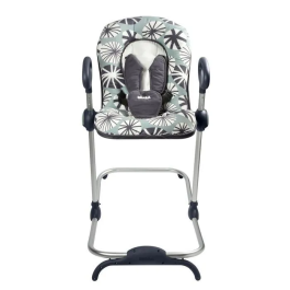 Beaba Hamaca Up & Down I - Nymphea | Hamaca para bebé con sistema patentado de ajuste de altura en 4 posiciones y respaldo reclinable