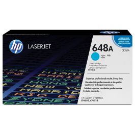 HP Cartucho Tóner Original LaserJet 648A Cian CE261A Capacidad Estándar 11.000 Páginas 1 Unidad Precio: 311.89000051. SKU: S8409690
