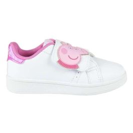 Cerdá T026 Zapatillas Deportivas Infantiles Peppa Pig con Suela de PVC Color Blanco Talla 26