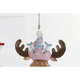 DKD Home Decor Decoración Colgante Navidad Tradicional de Metal con Papá Noel, Muñeco Nieve y Reno, Surtido de Colores, 12 Unidades DKD Home Decor Decoración Colgante Navidad Tradicional de Metal con Papá Noel, Muñeco Nieve y Reno, Surtido de Colores, 12 Unidades