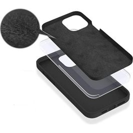 eSTUFF Funda INFINITE RIGA para iPhone 14 Pro, Negra, 93% Material Reciclado