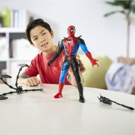 Hasbro G0728 Figura Spider-Man Venom Transformación Líquida 27cm - Cómics Marvel con 6 Accesorios y Efecto Venomizado