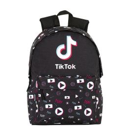PERONA Mochila Escolar Tik Tok 42cm, con Bolsillo Botella, Tirantes Acolchados, Adaptable a Carro y Cintas Reflectantes para Niños Precio: 16.94999944. SKU: B1BZ2PYY5J