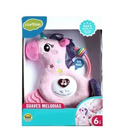 Creaciones Llopis Unicornio Musical Activity-Caja-Luz-Sonidos 24 cm c/pilas