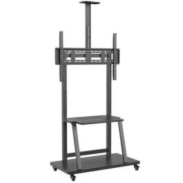 Aisens Soporte de suelo eco con ruedas y freno, bandeja para DVD y soporte para cámara, para TV 37-100", hasta 150 kg, incluye accesorios de montaje, negro Aisens Soporte de suelo eco con ruedas y freno, bandeja para DVD y soporte para cámara, para TV 37-100", hasta 150 kg, incluye accesorios de montaje, negro