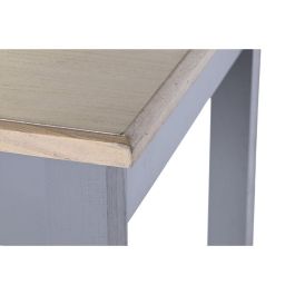 DKD Home Decor Mesa Comedor Victoria Tradicional de Paulownia y MDF Gris y Natural 161.5x81.5x78 cm