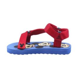 Sandalias Casual Velcro Mickey Azul
