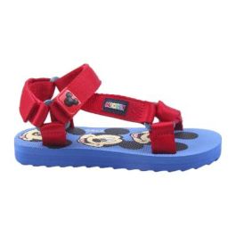 Sandalias Casual Velcro Mickey Azul