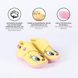 Zapatillas De Casa Media Bota Looney Tunes Piolin Amarillo