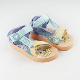 Sandalias Casual Velcro Frozen Azul