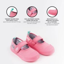 Zapatilla Loneta Suela Pvc Lazo Paw Patrol Rosa