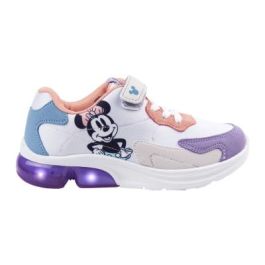 Deportiva Suela Pvc Con Luces Minnie Multicolor