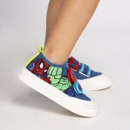 Zapatilla Loneta Suela Tpr Avengers Azul