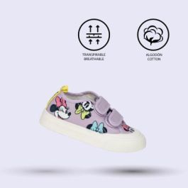 Zapatilla Loneta Suela Tpr Minnie Lila