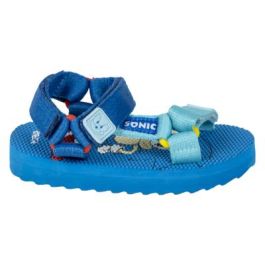 Sandalias Casual Velcro Sonic Azul