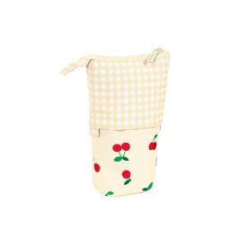 Estuche Cubilete Safta Cherry Beige (8 x 19 x 6 cm)