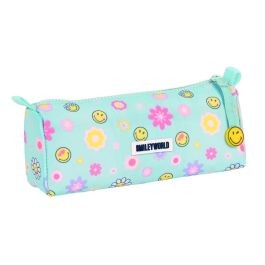 Estuche Escolar Smiley Summer fun Turquesa (21 x 8 x 7 cm)