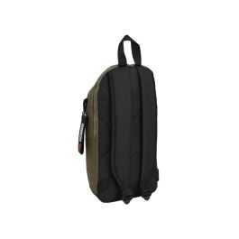 Mochila Infantil Munich Class Mini Negro Verde militar (22 x 39 x 10 cm)