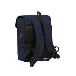 Mochila para Portátil Safta Business 13,3'' Azul oscuro (29 x 39 x 12 cm)