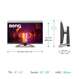 Benq EX2710S 68,6 cm (27") 1920 x 1080 Pixeles Full HD LED Negro Precio: 269.95000054. SKU: S55128544