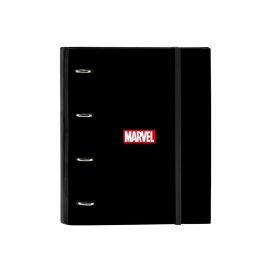 Carpeta de anillas Marvel Negro (27 x 32 x 3.5 cm)