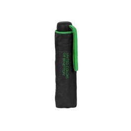 Paraguas Plegable Benetton Negro (Ø 94 cm)