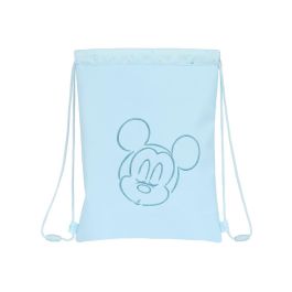 Bolsa Mochila con Cuerdas Mickey Mouse Clubhouse Azul claro (26 x 34 x 1 cm)