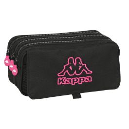 Portatodo Triple Kappa Black and pink Negro (21,5 x 10 x 8 cm) Precio: 10.756899358699998. SKU: S4308296