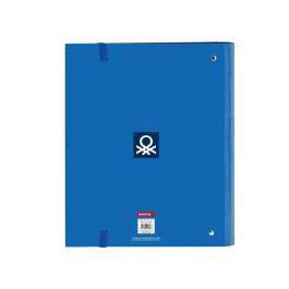 Carpeta de anillas Benetton Deep water Azul (27 x 32 x 3.5 cm)