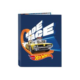 Carpeta de anillas Hot Wheels Speed club Naranja Azul marino A4 (26.5 x 33 x 4 cm) Precio: 4.49999968. SKU: S4307760