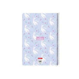 Cuaderno Espiral Safta Folio 80 H 60 gr Cuadro 4 mm Tapa Extradura Frozen Ii Memories