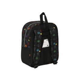 Mochila Infantil The Avengers Super heroes Negro (22 x 27 x 10 cm)