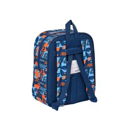 Mochila Infantil Hot Wheels Speed club Naranja Azul marino (22 x 27 x 10 cm)