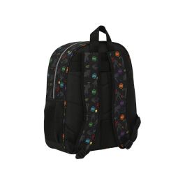 Mochila Escolar The Avengers Super heroes Negro (32 x 38 x 12 cm)