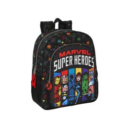 Mochila Escolar The Avengers Super heroes Negro 32 x 38 x 12 cm Precio: 20.59000009. SKU: S4307848