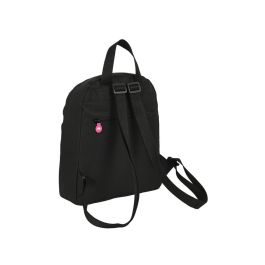 Mochila Casual Kappa Black and pink Negro 13 L